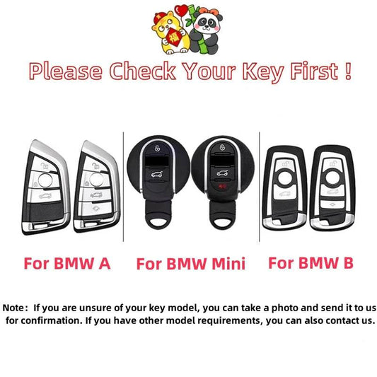 BMW Tiger & Panda Key Case Cover - A-Tiger