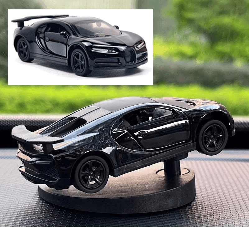 Drift Car Dashboard Swing Toy – Racing Car Ornament - Black