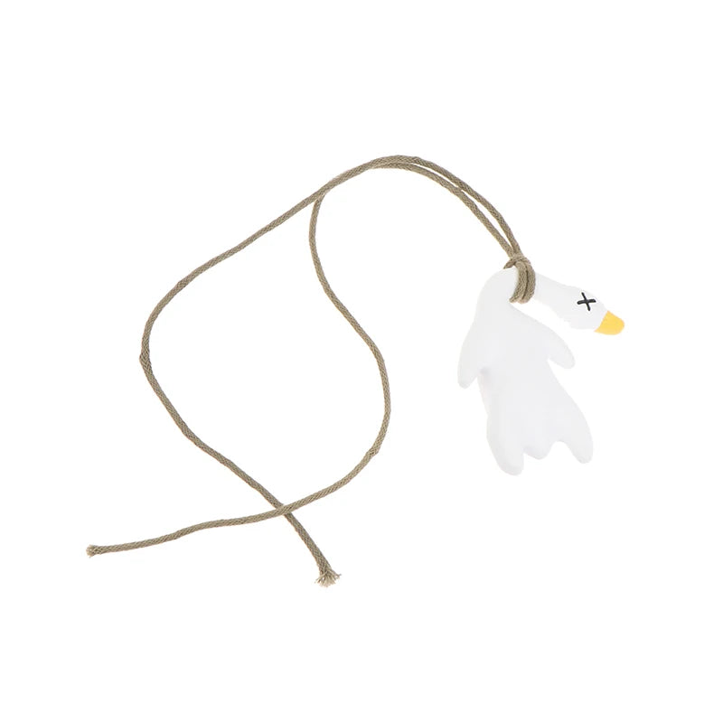 Funny Goose Car Rearview Mirror Pendant
