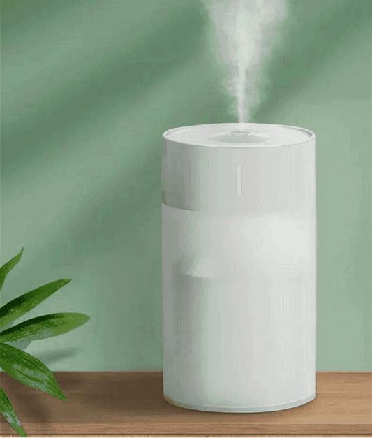Portable USB Humidifier Diffuser with LED Light for Car & Home 260ML - White