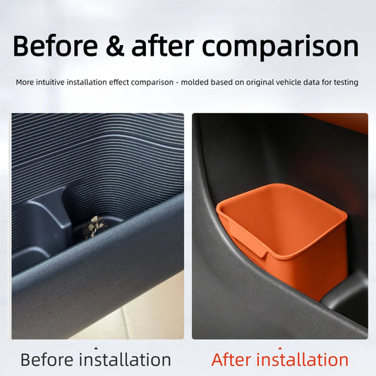 BYD Ti7 Silicone Car Trash Can and Umbrella Holder