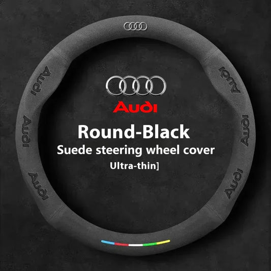 Audi Suede Anti-Slip Steering Wheel Cover