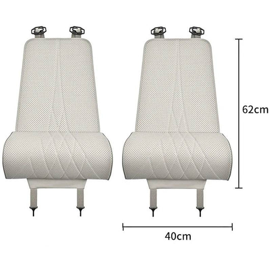 Car Seat Cushion | Universal PU Leather, Breathable & All-Season Comfort - 1PC Black