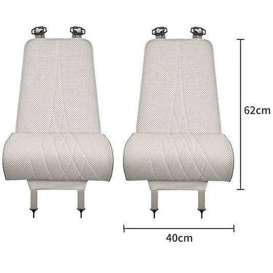 Car Seat Cushion | Universal PU Leather, Breathable & All-Season Comfort - 1PC Black