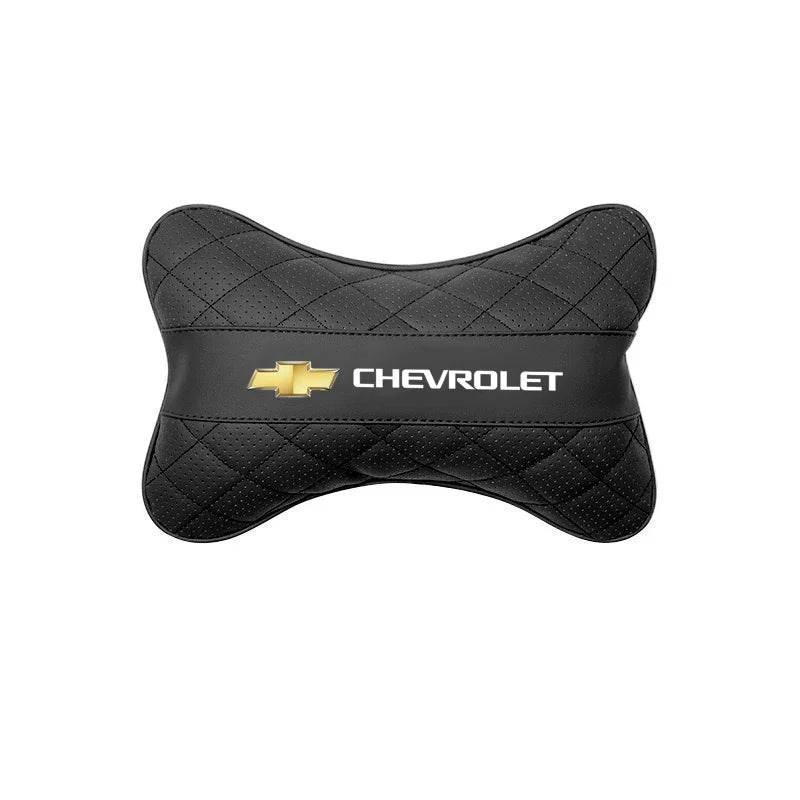 Chevrolet Leather Neck Pillow - Black