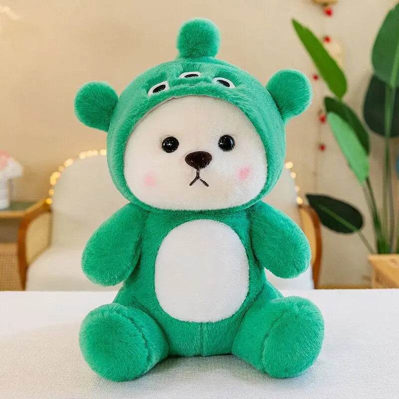 Cute Teddy Bear Plush Doll Collection – Stitch, Panda, Strawberry & More - Three eyed bear / 30cm