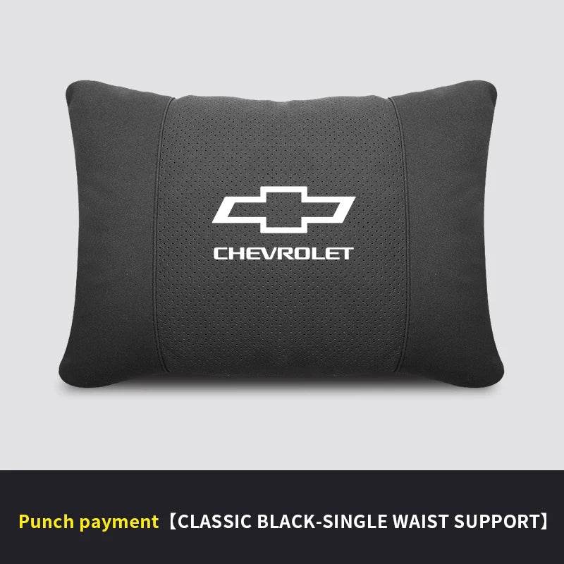Chevrolet Neck Pillow & Lumbar Cushion - Black Lumbar Cushion