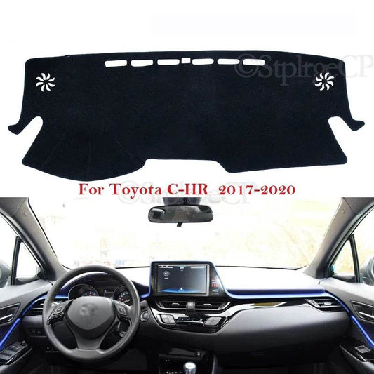 Toyota C-HR Dashboard Protective Sunshade Pad (2017–2020) - Blue Edge / Left Hand Drive