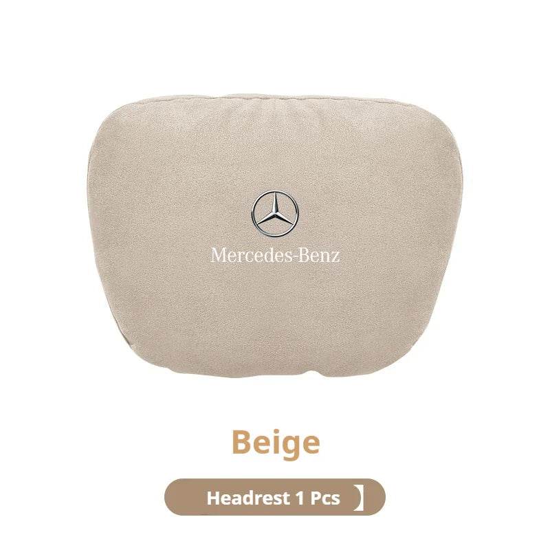 Mercedes-Benz Neck Pillow & Lumbar Support Cushion | For A B C E S V R-Class, CLA, GLA, GLB, GLC, GLE, SLK, A45, C43 -