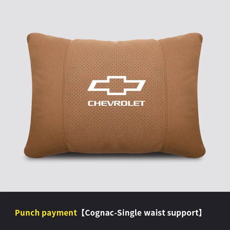 Chevrolet Neck Pillow & Lumbar Cushion - Cognac Lumbar Cushion