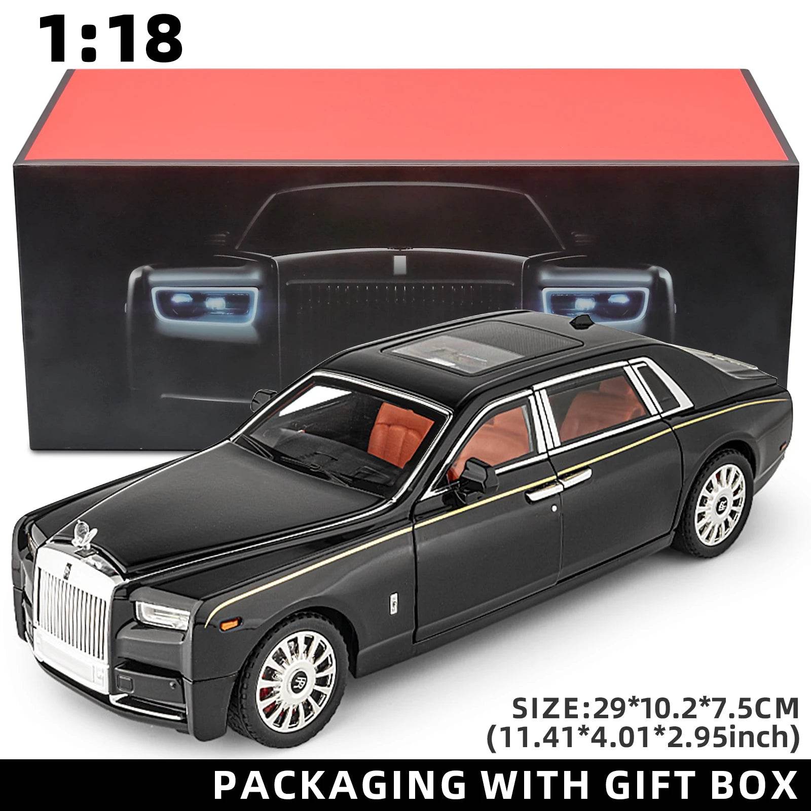 Rolls-Royce Phantom Model Car - Black