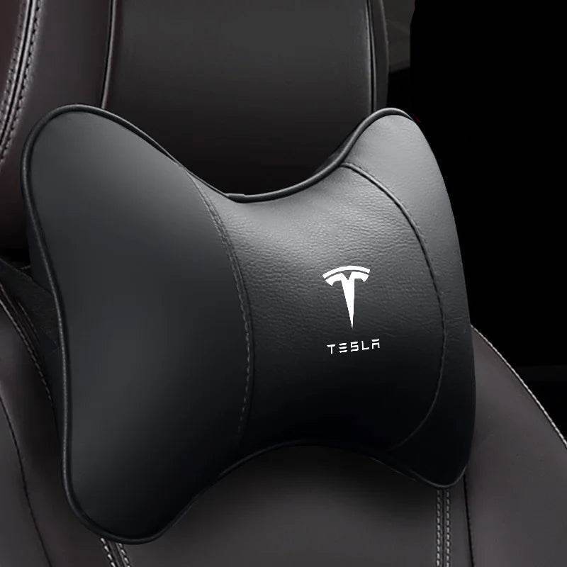 Tesla Car Neck Pillow - Black
