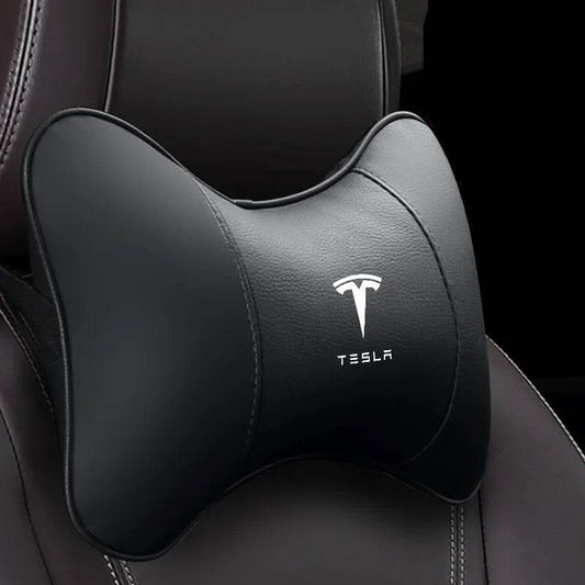 Tesla Car Neck Pillow - Black