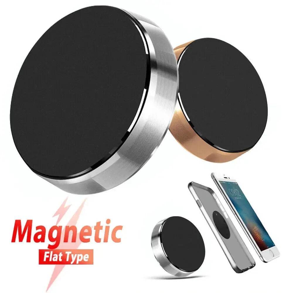 Magnetic Car Phone Holder – Universal Dashboard & Wall Mount Stand for iPhone, Samsung, Xiaomi, Huawei & More - Black