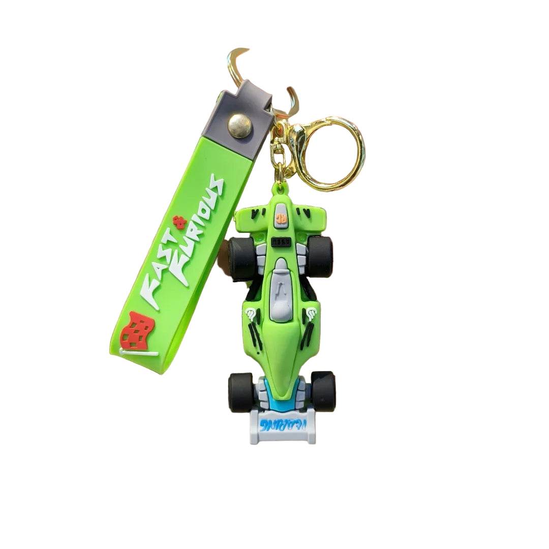 Formula 1 Racing Car Keychain - Green