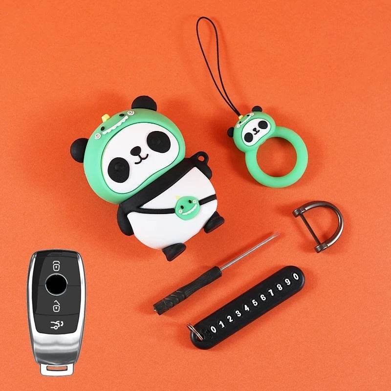 Mercedes-Benz Tiger & Panda Key Case Cover - B-Panda