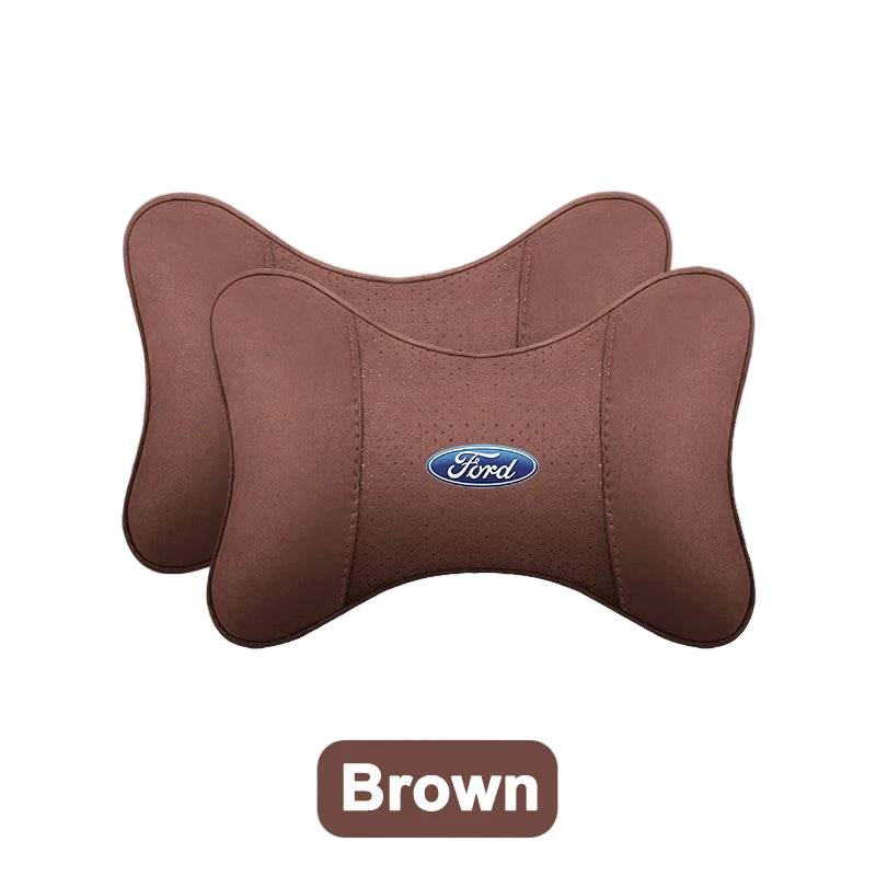 Ford Car Seat Headrest - Brown