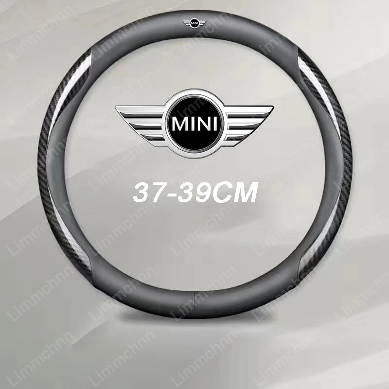 Mini Cooper Carbon Fiber Steering Wheel Cover