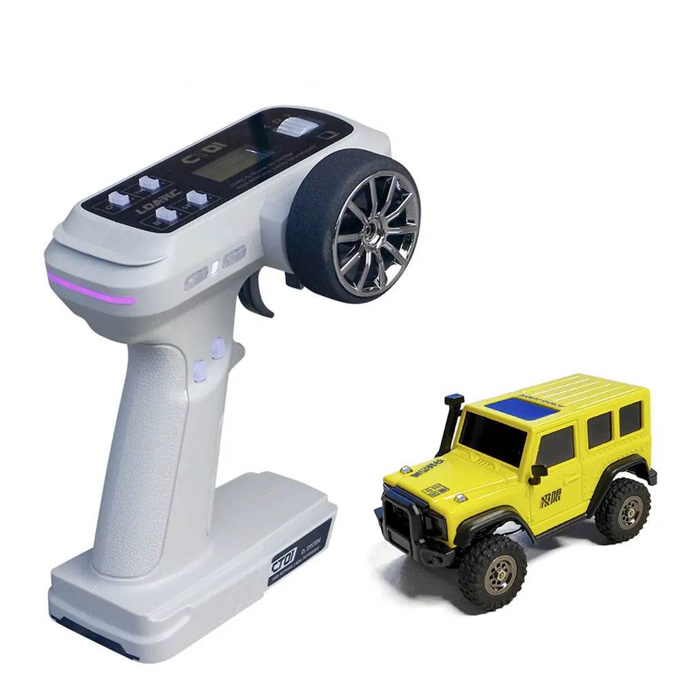 LDARC X43 4WD RC Remote Control Car - Lemon Yellow