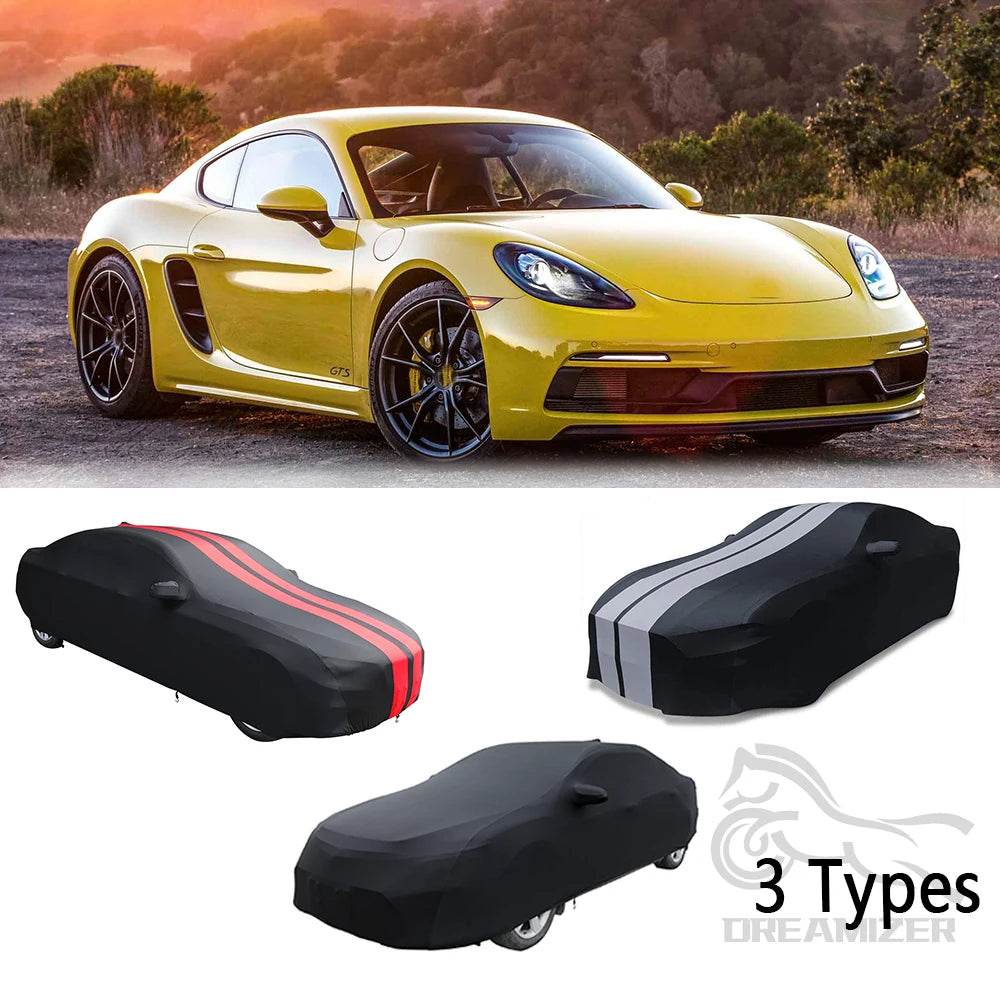 Full Protection Sports Car Cover - red black