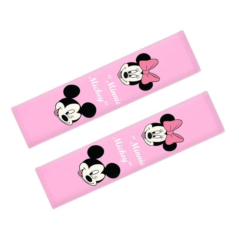 Disney Mickey Minnie Mouse Seatbelt Shoulder Pad Cover Cushion