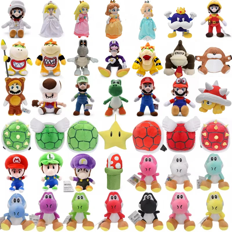 Super Mario Plush Toys – Mario, Luigi, Yoshi, Peach & More