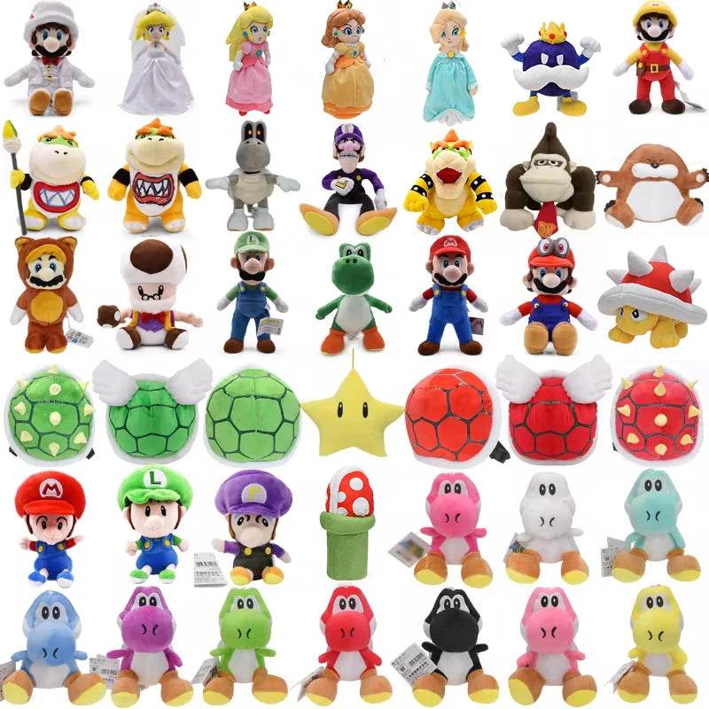 Super Mario Plush Toys – Mario, Luigi, Yoshi, Peach & More - luiji child