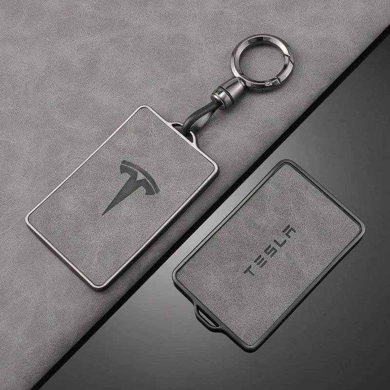 Tesla Key Case – NFC Shell Cover & Protector for Model 3, S, X, Y - B-gray keychain