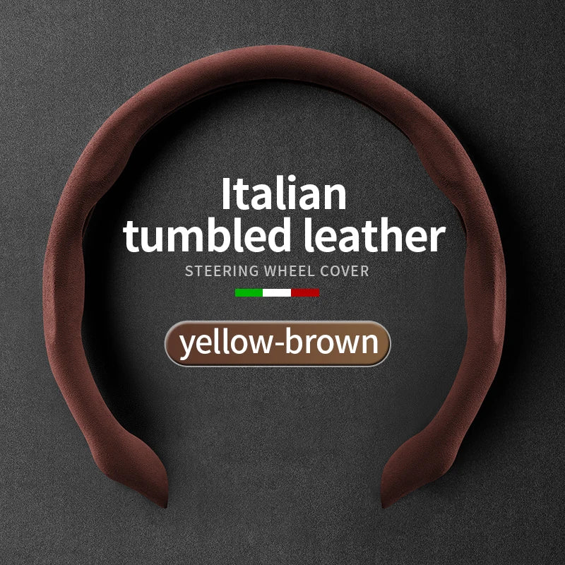 Suede Anti-Slip Ultra-Thin Universal Steering Wheel Cover