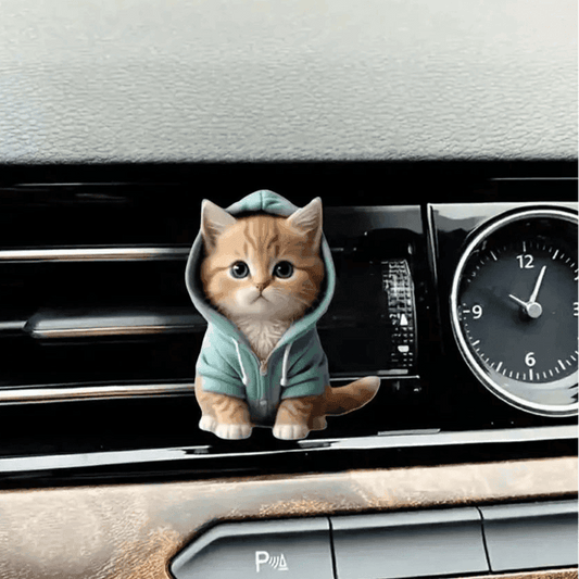 Cat Car Air Freshener Vent Clips - A