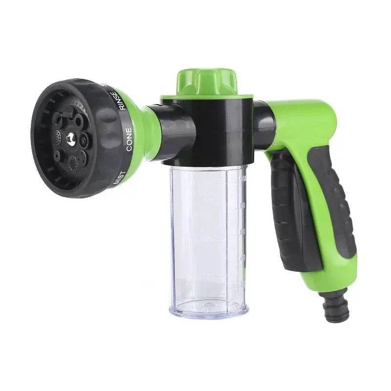 High-Pressure Foam Lance Water Gun – Nozzle Car Wash Sprayer for Car Wash - Green