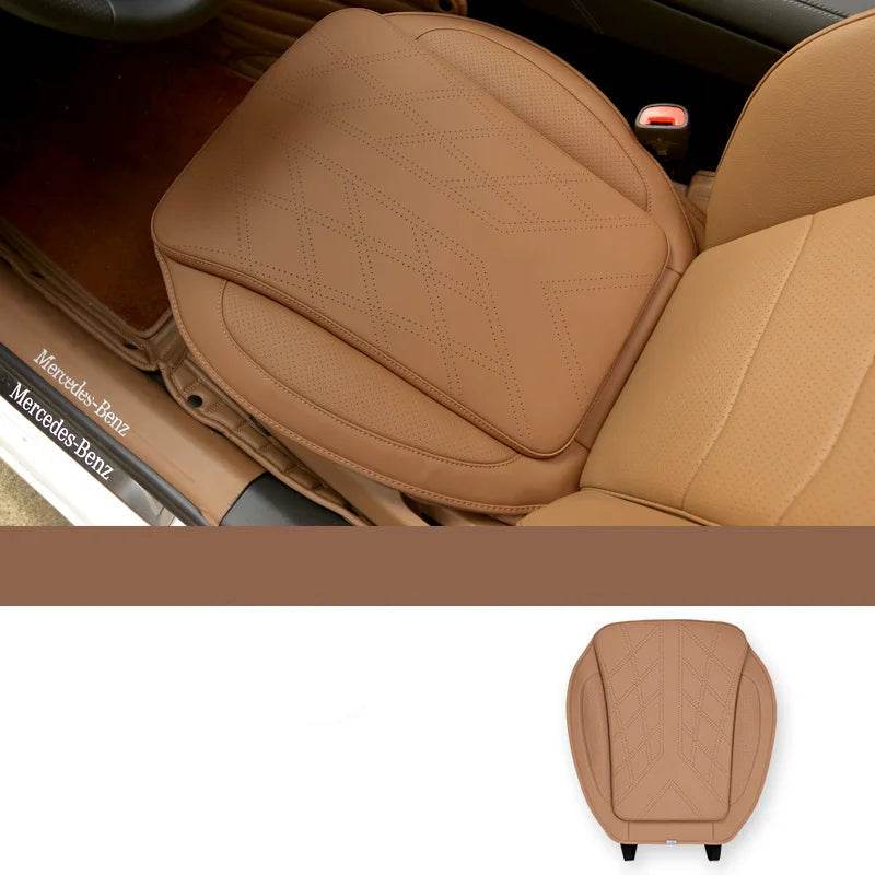 Mercedes-Benz E-Class C/GLC Seat Cushion with Headrest & Lumbar Support - Chestnut Brown Cushion