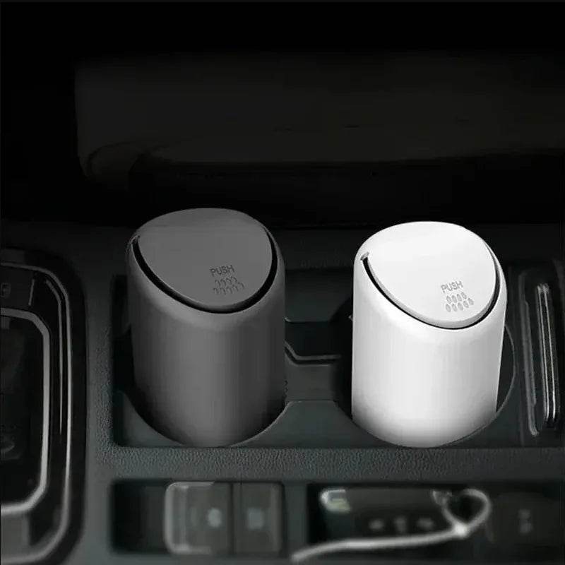 Silicone Car Trash Can - White