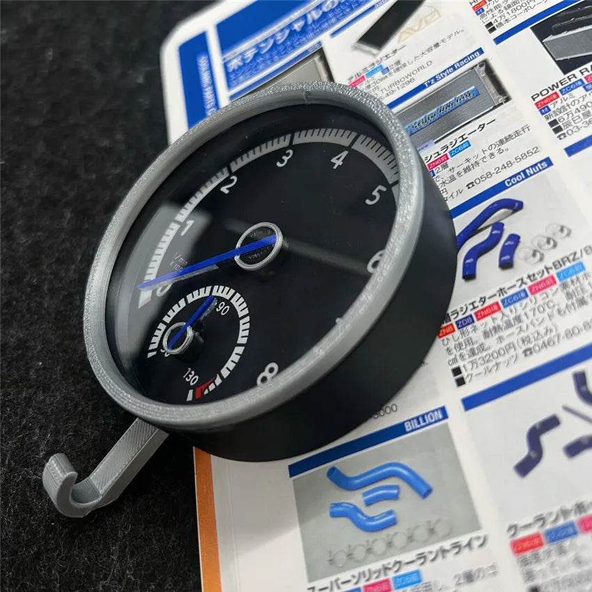 VW Golf R GTI Keychain – Tachometer Key Holder Pendant - Golf R