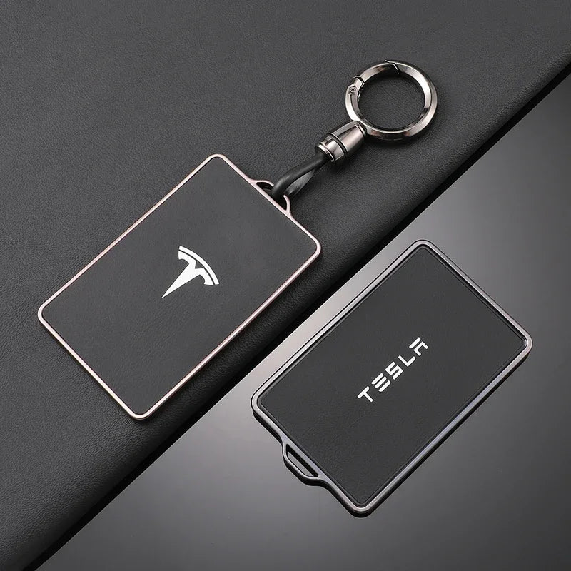 Tesla Key Case – NFC Shell Cover & Protector for Model 3, S, X, Y - B- black