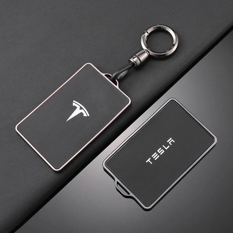 Tesla Key Case – NFC Shell Cover & Protector for Model 3, S, X, Y - B-black keychain