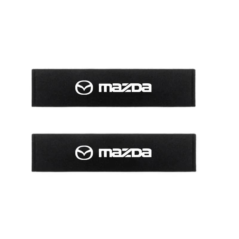 Mazda Neck Pillow and Seat Belt Pad - Black