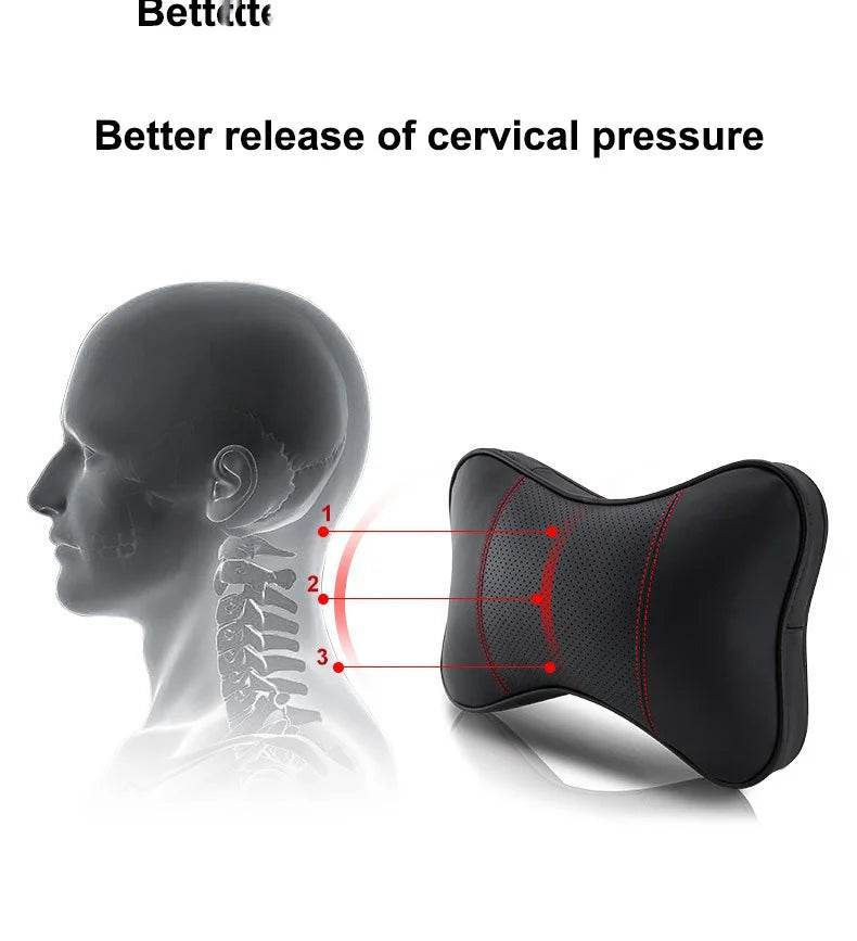 Toyota Neck Pillow and Seat Belt Pad - 2Pcs Seat Belt Covers