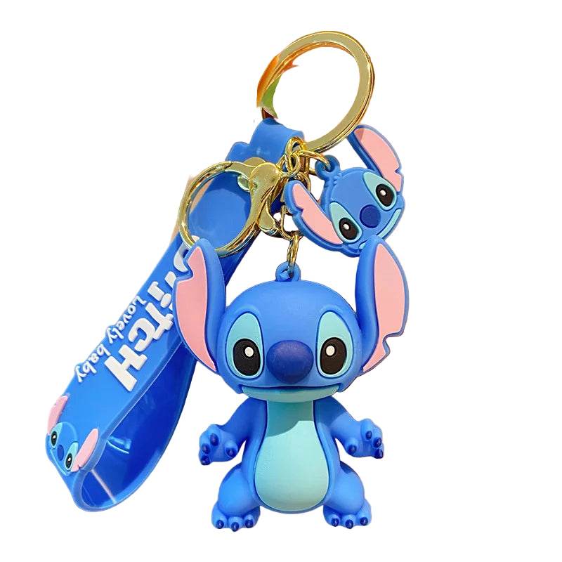 Stitch Keychain - Blue