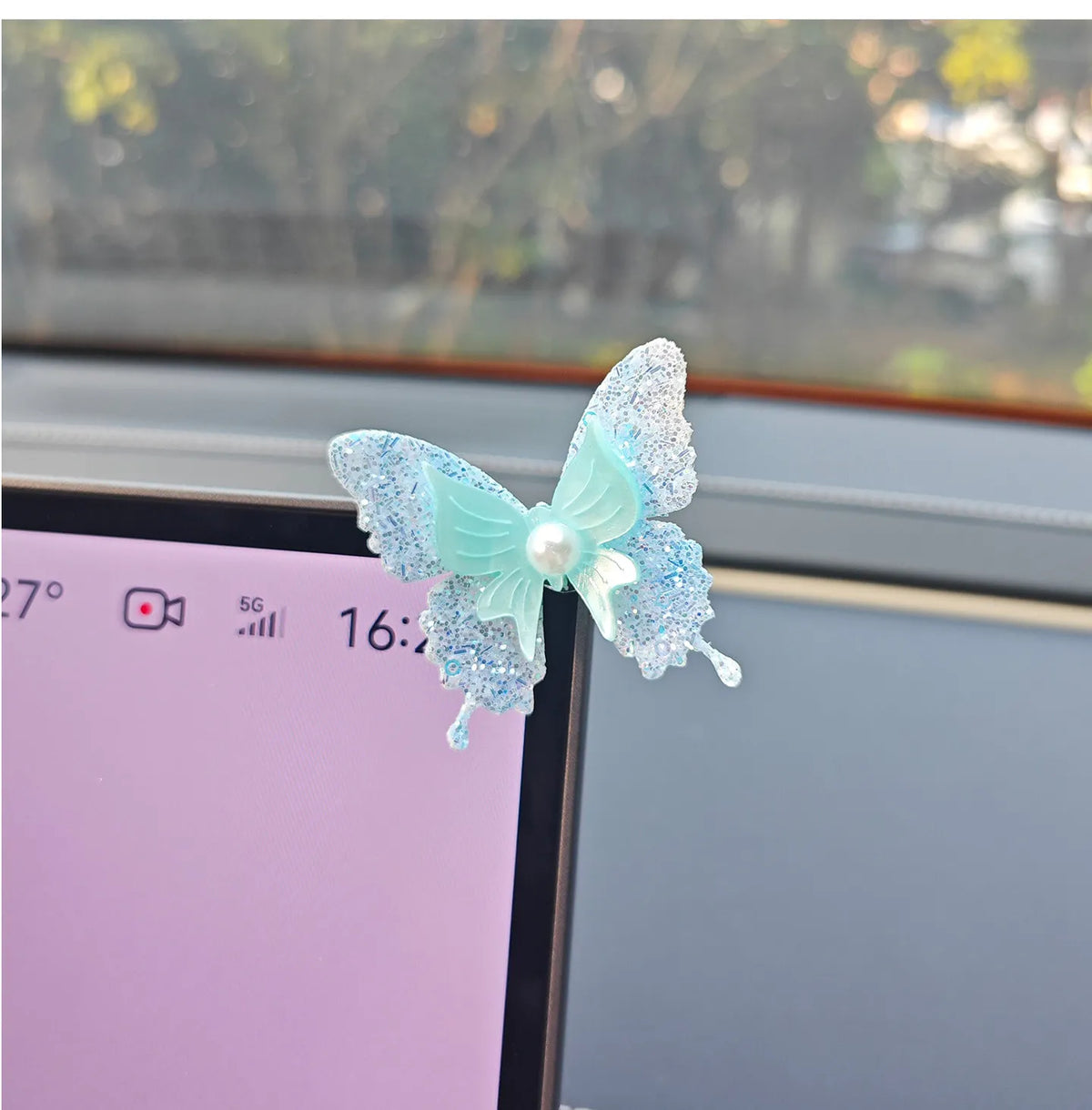 3D Butterfly Car Dashboard Ornament