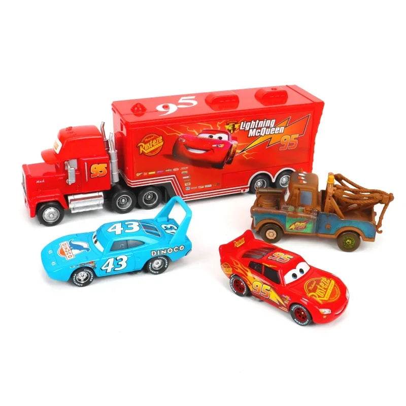 Disney Pixar Cars Gift Box – Diecast Lightning McQueen & Jackson Storm Set - 8Pcs