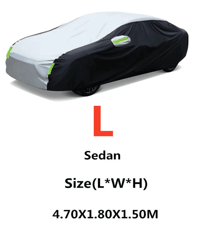 Car Protective Cover – Hatchback, Sedan & SUV - L