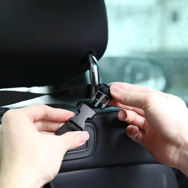 Car Seat Back Trash Holder | Hanging Oxford Cloth Garbage Bag for Car -