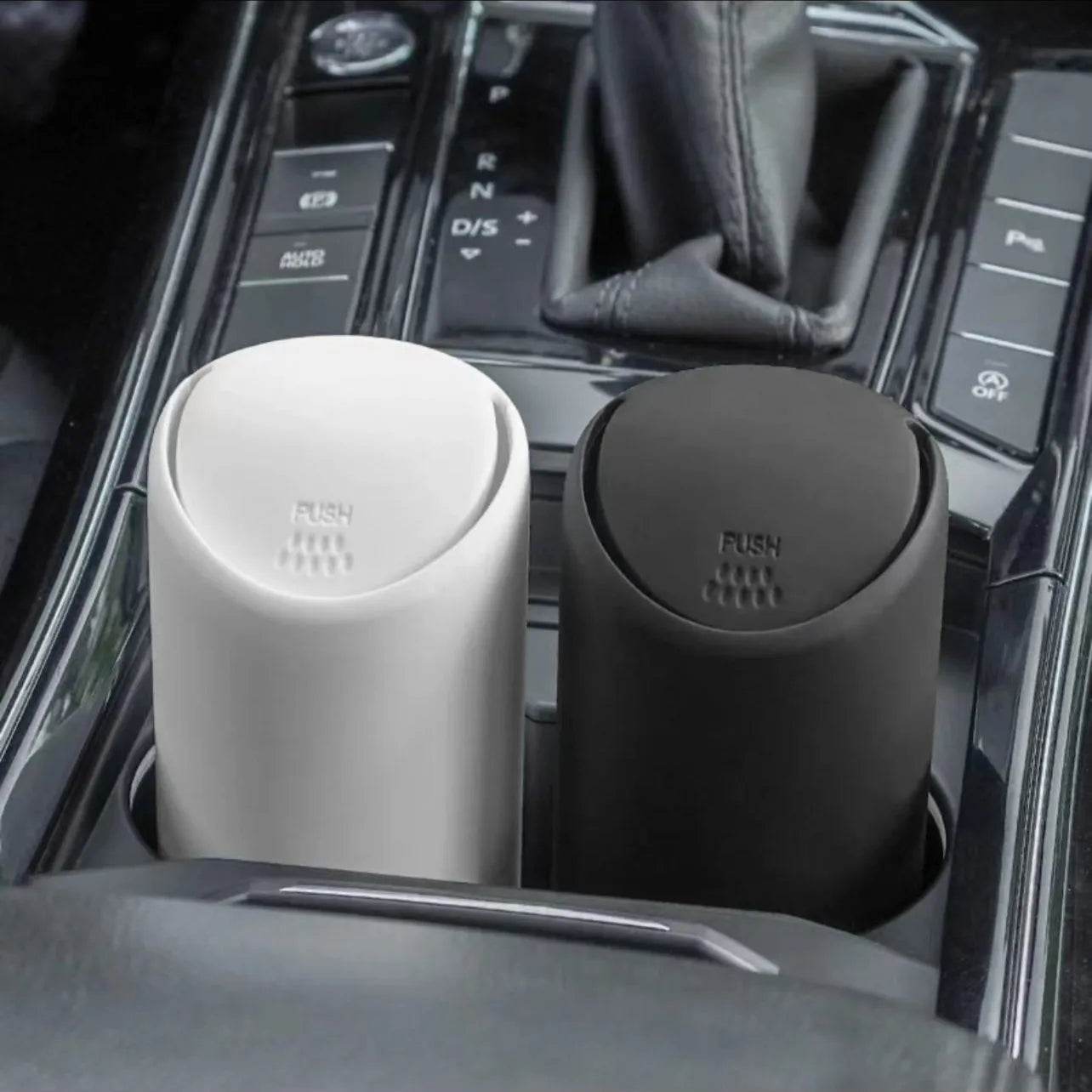 Silicone Car Trash Can - White