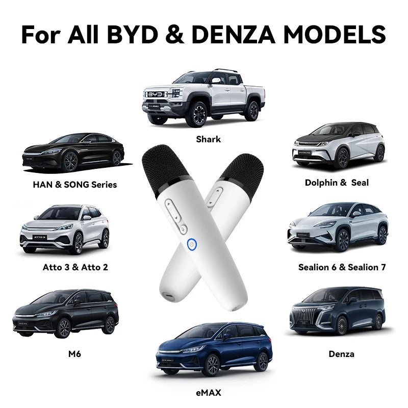BYD Official Car Microphone with Receiver