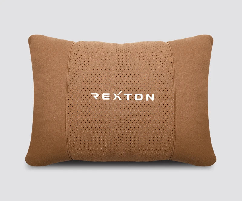 Rexton & Tivoli Auto Headrest & Lumbar Pillow - Tivoli-Cognac-Lumbar
