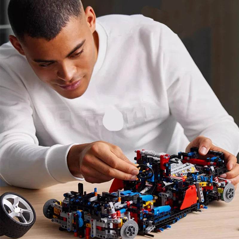 Ferrari Daytona SP3 Supercar Building Blocks – Technical Car Model -