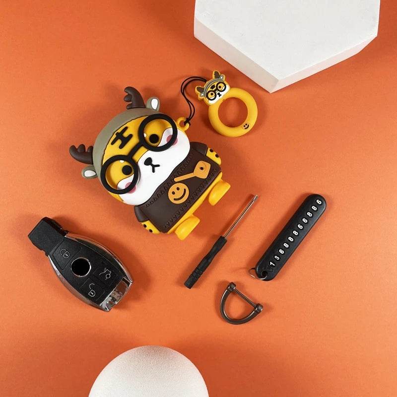 Mercedes-Benz Tiger & Panda Key Case Cover - A-Tiger