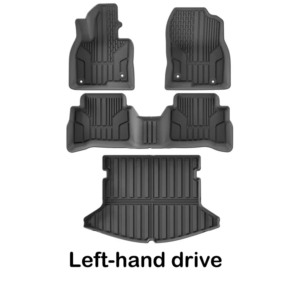 Mazda CX-5 2017-2025 TPE Floor Mats Set All Weather Anti-Slip - LHD 4pcs
