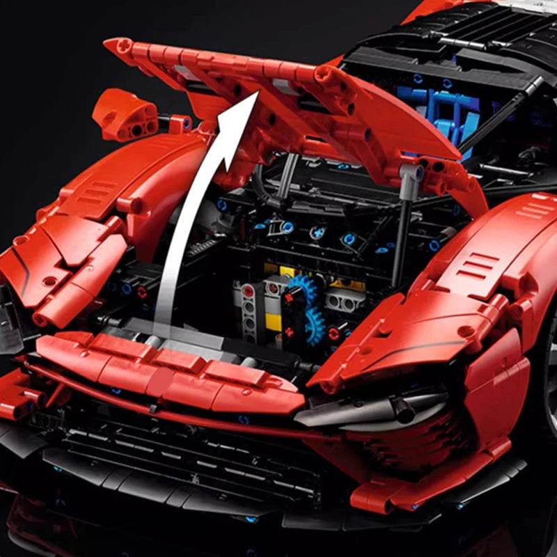 Ferrari Daytona SP3 Supercar Building Blocks – Technical Car Model -